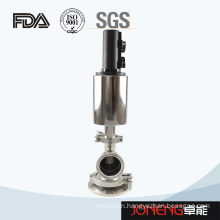 Stainless Steel Sanitary Grade Plastic Pneumatic Tank Bottom Valve (JN-DV2004)